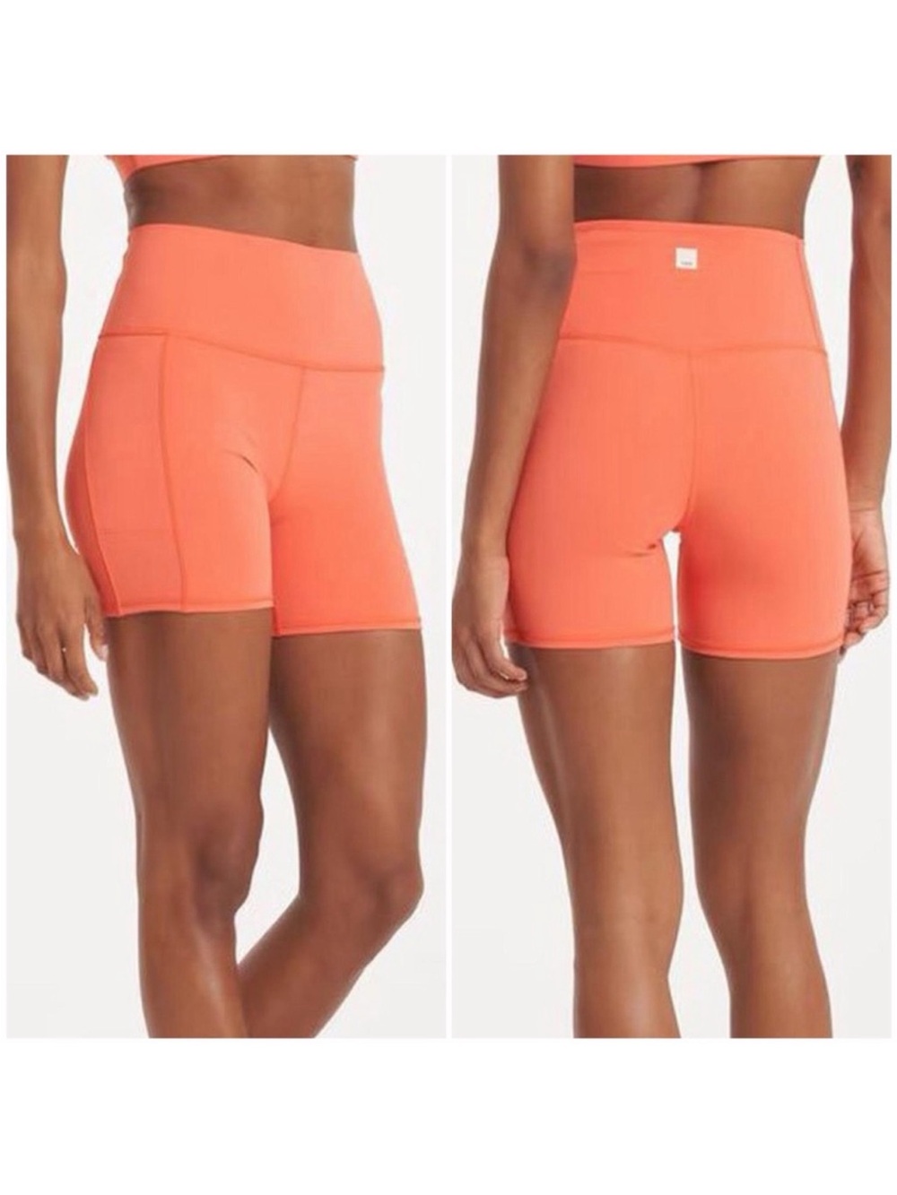 Vuori Bike Shorts Pockets Corals 5in